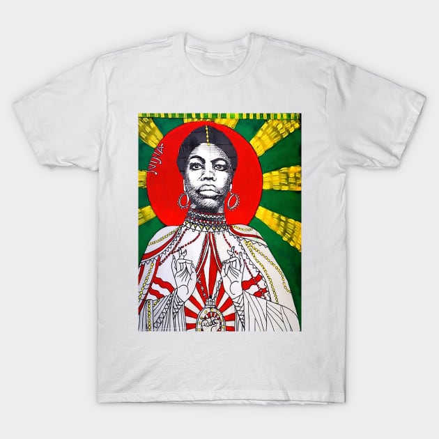 Nina Simone T-Shirt by PopGraphics